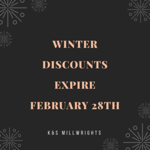 Winter Discounts Expire
